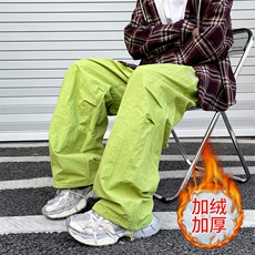 加绒冬男雪山滑雪服裤字母刺绣冲锋裤h082P40加绒P45，男装休闲裤，星座1013-1