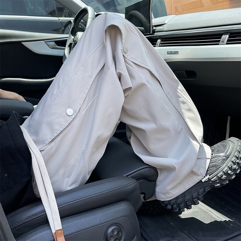 裤子男高街潮ins潮牌直筒休闲长裤潮流韩版k500-P40,男装休闲裤,星座308B-2