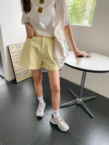 时尚百搭牛仔短裤，女装，里奈(1F)