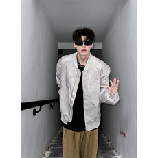 档口图短款夹克潮牌棒球服外套男女同款DY195-P80量大优，男装夹克，星座1213