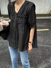 夏季新款韩版飞袖设计洋气小衫，其它，L·H·X