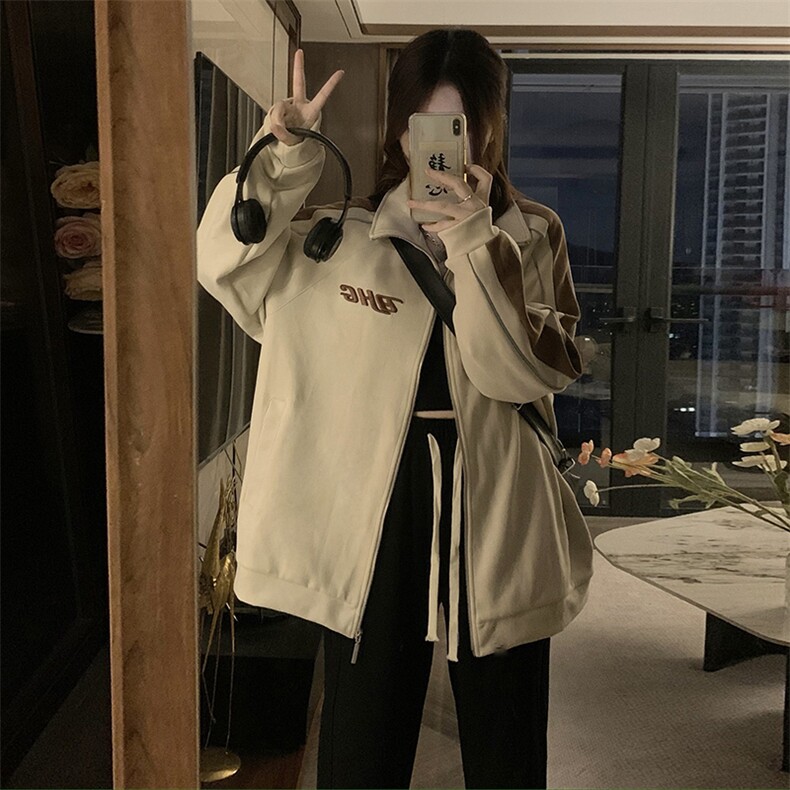 C892-P105美式环保麂皮绒夹克情侣外套男潮秋季新款运动棒球服,男装夹克,星座911-2(原星座613-2）