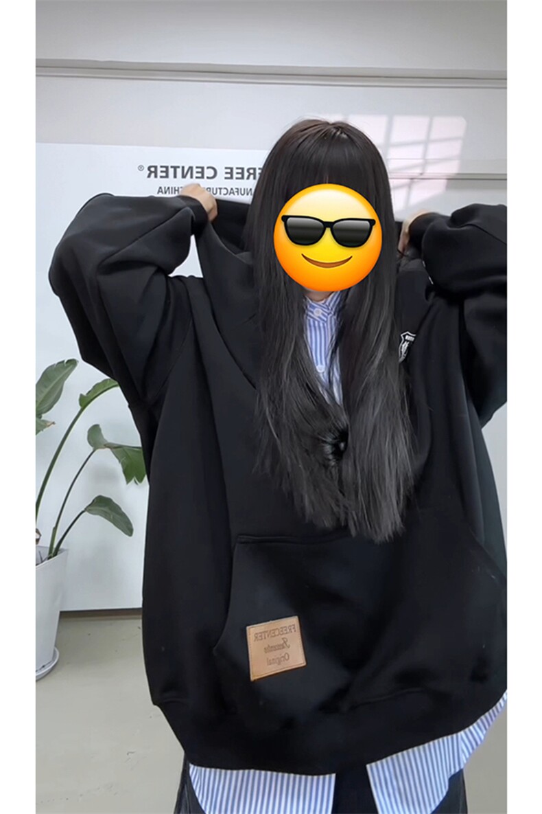视频截图慎用!图片只做展示大货已到美式大V领连帽卫衣WY78069P68,男装卫衣,星座226-2