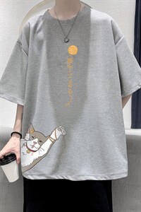 HT73013-P22 华夫格t恤男短袖男大码五分袖 大皂风图片