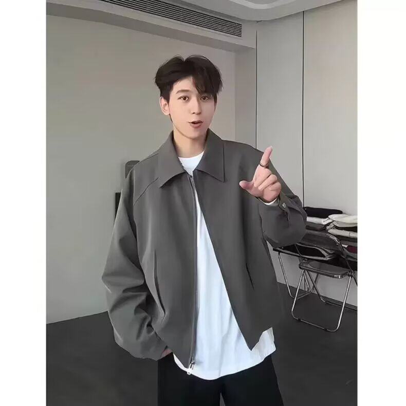 【有货】DXZ121-批65小众垫肩西装夹克外套男春秋款复古行政夹克,男装夹克,星座603-2
