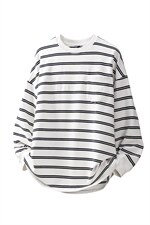 可二开高品质条纹立体白底大码M-5XL卫衣97%棉3%氨纶77943P50控78，男装卫衣，星座227-7