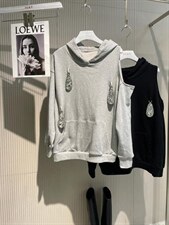 水砖卫衣～黑色，花灰色，女装卫衣/绒衫，LOVELS