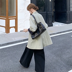 休闲减龄可拆格纹连帽风衣外套女春秋2025新款小个子流行爆款大衣，女装风衣，2C170