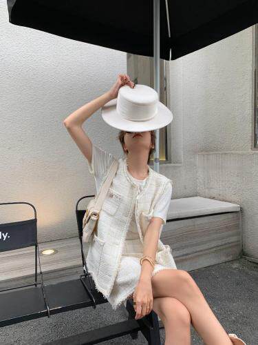 早秋小香风马甲套装，女装马夹，QY2