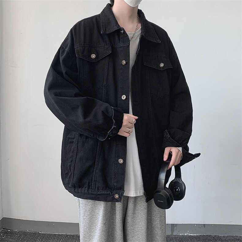 牛仔夹克男大码牛仔外套男茄克NJ77341-P60,男装夹克,电商A040