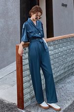 主推款大货连体裤阔腿裤雪纺裤子087，女装连体裤，柒柒家