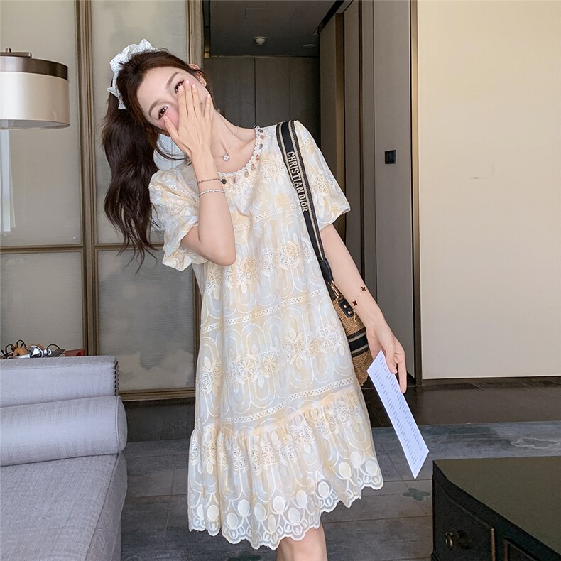 【现货！】韩版轻奢重工连衣裙2c213-2581-p135-k198,女装连衣裙,2C213