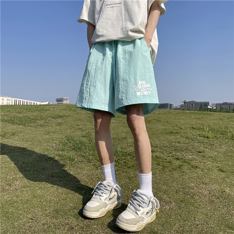 XZ612-K643-P35控49五色/夏季薄款沙滩裤速干裤彩色冰丝短裤11,男装牛仔裤,星座612