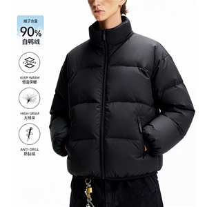 长期现货男女90绒羽绒服立领轻量化排骨羽绒外套情侣装Y3514图片