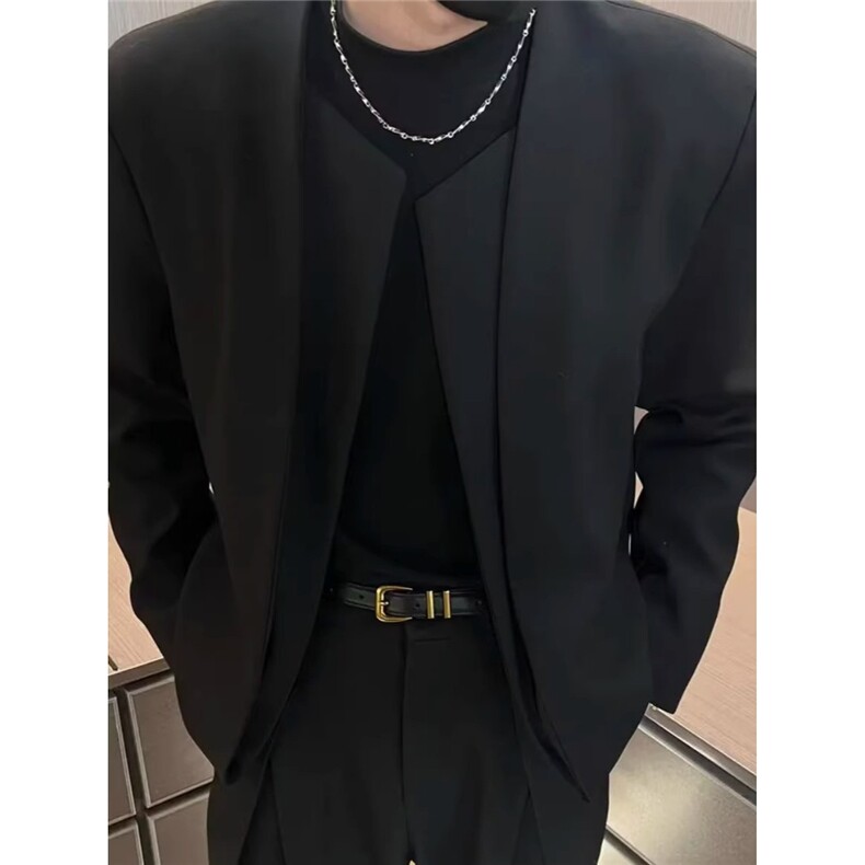 高级感痞帅西服男上衣春季休闲西装外套韩版潮流轻熟风单西服,男装西服套装,星座506A
