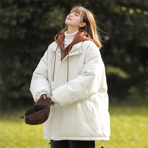 !2025新款加厚棉服冬季拼色连帽棉衣服815A-MM88312-P95特