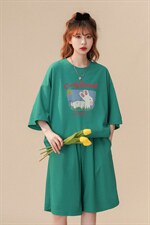 中性风夏季ins冰丝华夫格个性休闲情侣套装一套TZ856-P50控68，女装运动套装，A247A