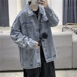 JK629-p70-限价98 现货港风大码牛仔ins外套cityboy图片