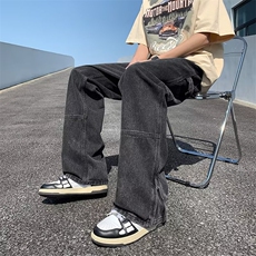 裤子高街水洗牛仔裤男设计感R1035P48，男装牛仔裤，星座1116-2