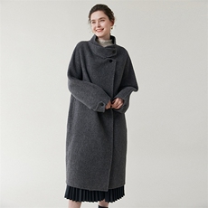 高级感双面呢羊毛大衣女装中长款2025秋冬新款韩版宽松羊毛外套，女装双面呢大衣，优远毛呢大衣