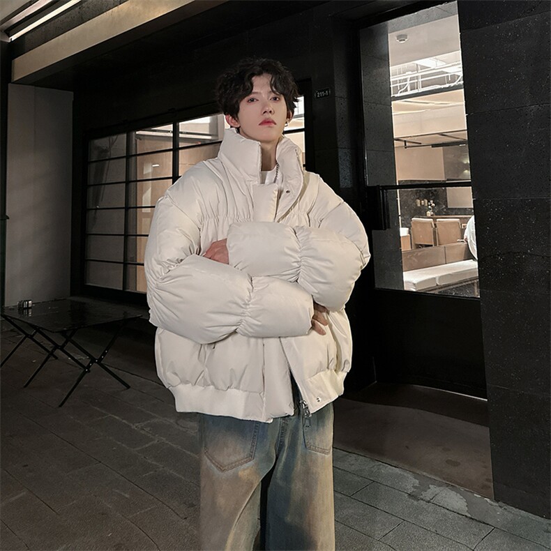美式复古短款棉服男冬季加厚面包服棉衣外套811A-WH012-P118控168,男装棉衣,星座811A