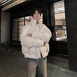 美式复古短款棉服男冬季加厚面包服棉衣外套811A-WH012-P118控168图片