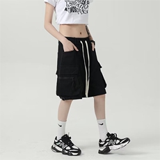 男日常ins直筒型夏季潮流新款五分裤青春流行休闲裤潮时尚潮牌，男装休闲裤，星座601-2