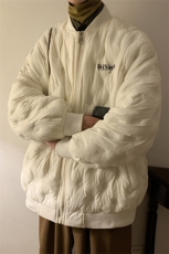 1港风定制面料宽松保暖棒球领大码M-5XL羽绒服外套8709P168控229，男装羽绒服，星座226-2