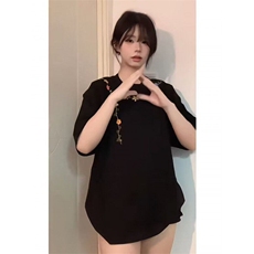 短袖t恤新款简约百搭夏季宽松美式高街初高中生上衣服DW111，男装T恤，星座1116A（原606A-3）