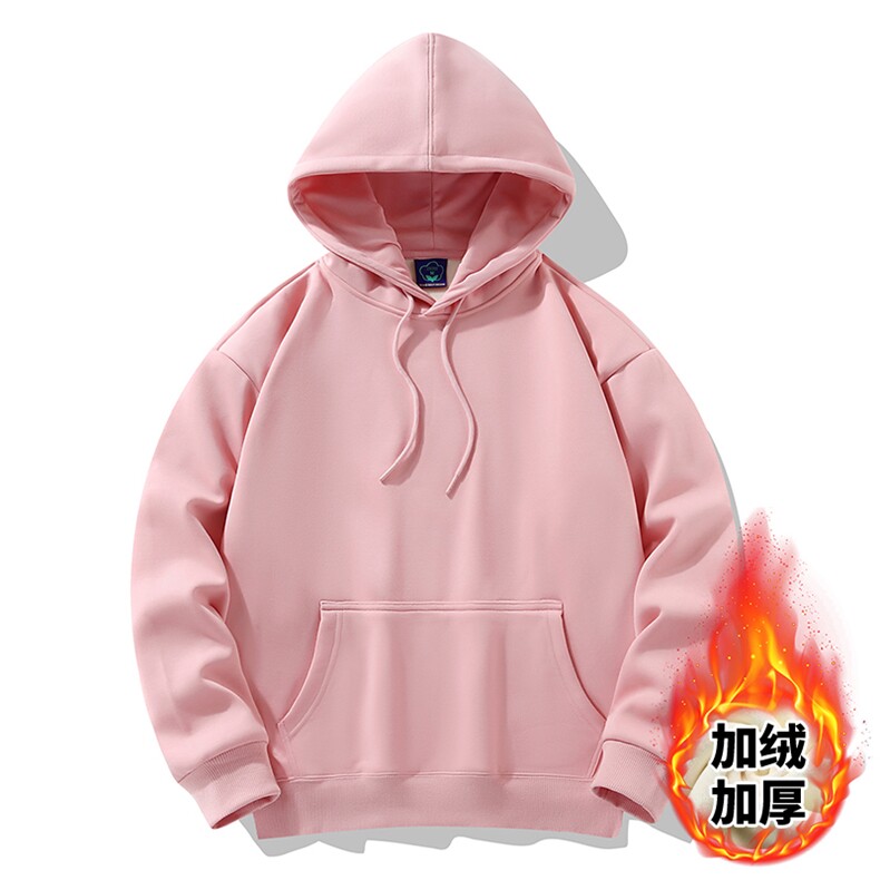 抖音品质连帽卫衣套头衫情侣A146-7100连帽加绒400克特p40量大优,男装卫衣,HDA146