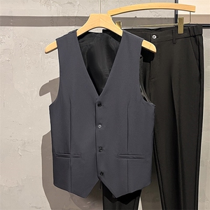 GM5103P48加大码西装马甲英伦风婚礼韩版修身伴郎西服马夹背心男图片