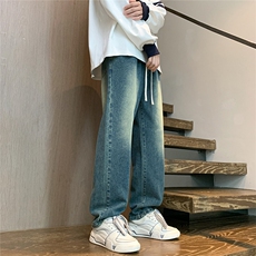 抖音得物品质主推.直筒牛仔裤男休闲长裤子A080-9299-P40控68，男装牛仔裤，电商A080