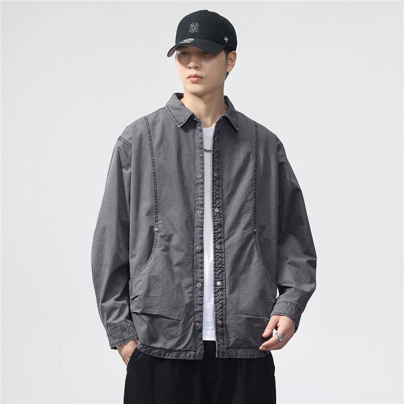 2025款时尚有型双面穿连帽休闲夹克F0972-105控199,男装夹克,电商D215