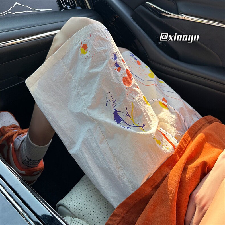 XZ616夏季新款百搭泼墨速干裤休闲短裤TY2509M-5XL特P25控48,男装休闲裤,星座512A（原616）