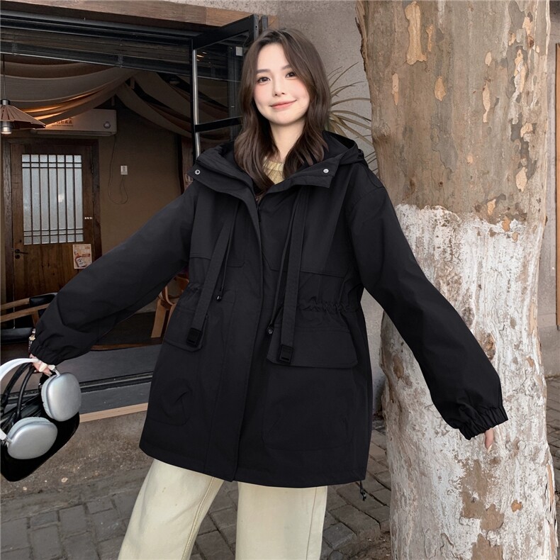 女装冬季紫色小个子高级感加厚派克服外套,女装派克服,2C233