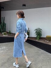 牛仔连体裙，其它，米可儿