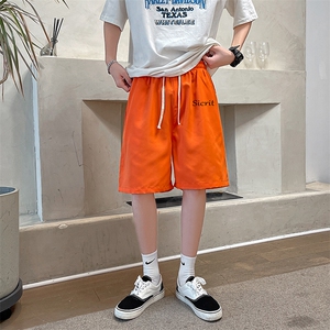DK39098-P15 港风休闲短裤男士大码运动五分裤男中裤男马裤图片
