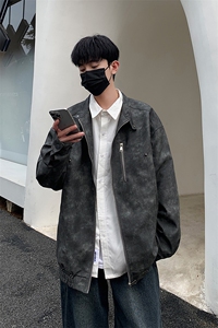 美式复古高街重磅皮衣外套机车潮牌夹克  225-2-JK601-P105图片