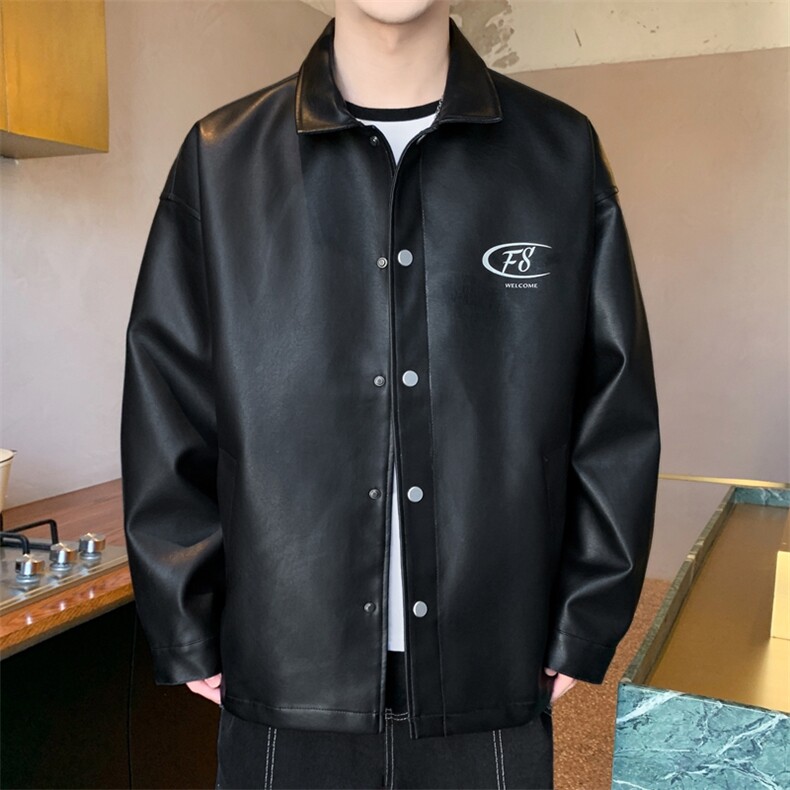 2025春季皮夹克男潮流男装潮流夹克外套休闲上衣A210-JK207-P75,男装夹克,星座210-3