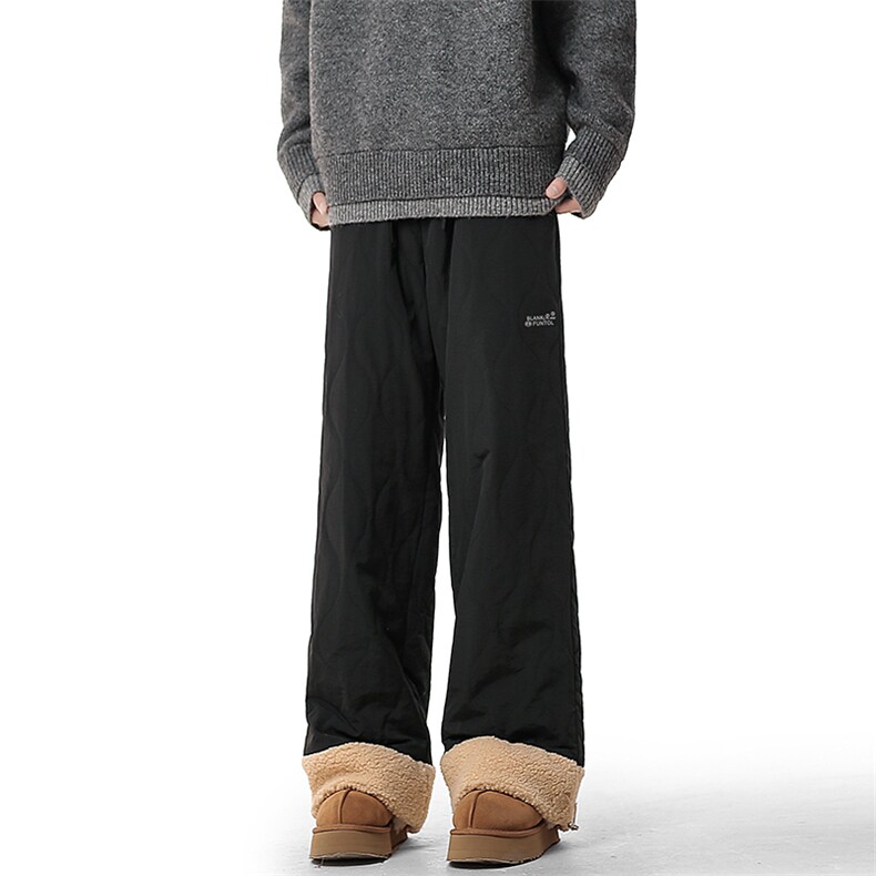 A408-24K2511-1-P65-X89-M-3XL防寒羊羔保暖裤冬季加绒滑雪棉裤，男装棉裤，电商A408