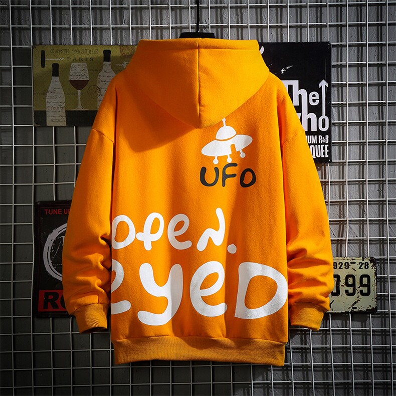 网格可爱印花连帽卫衣男秋冬季加绒套头衫A090-WY50P65限88,男装卫衣,电商A089-1