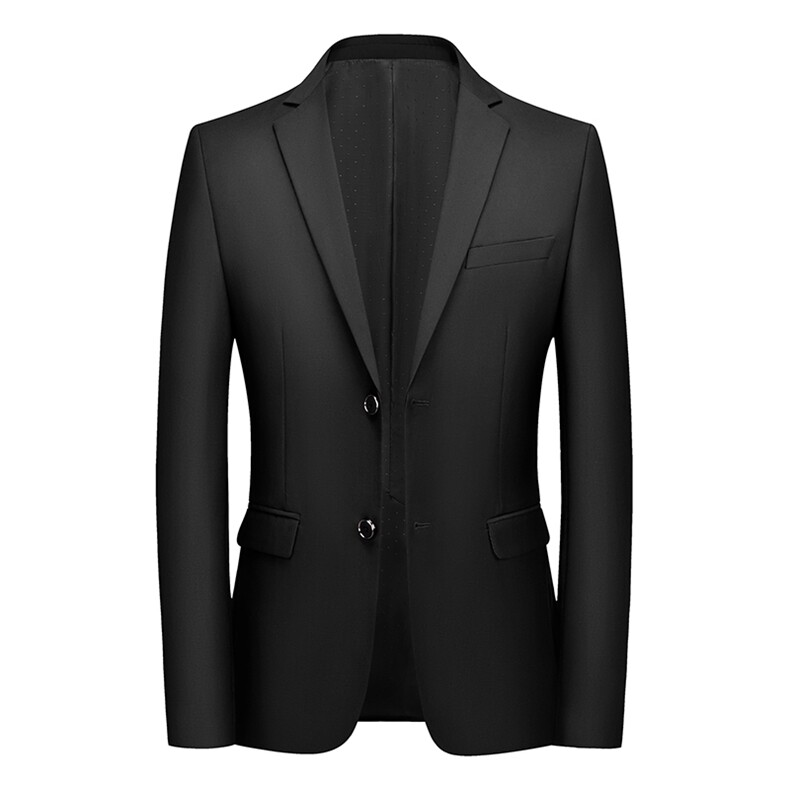 87882-1男士2023年春季新款长袖纯色西服便服正装小西装免烫P118图片