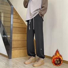 休闲百搭加绒裤直筒宽松休闲运动裤子K923-特批-32加绒特批42，男装休闲裤，星座718-1