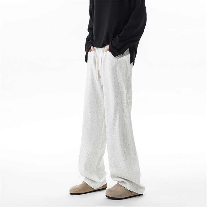 秋季美式高街弯刀运动大口袋杠休闲卫裤货号K2436P6078，男装休闲裤，电商A063