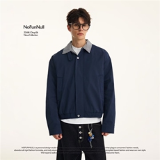 1506/Q31090/P69冬季三防特氟龙日系保暖毛领宽松短款棉服，男装棉衣，星座1506