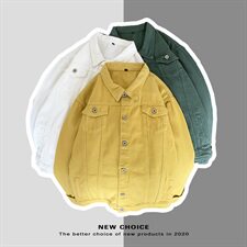 714-1-S15新款男女平铺进口休闲牛仔夹克衫男款潮，男装夹克，星座714-1