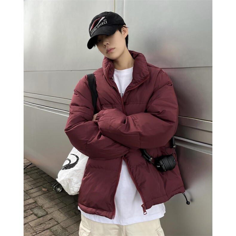 白鸭绒潮流光板抽绳立领羽绒服保暖外套Y5848-P140【特价】,男装羽绒服,电商A007