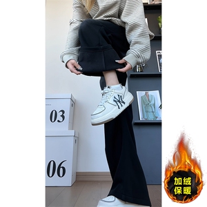 美式复古水洗休闲裤显瘦加绒加厚卫裤男K8687JR（加绒）-特价P49图片