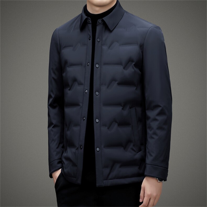 BAMJ-8978钱塘2020-2中年男士商务休闲简冬季厚款羽绒服P150,男装羽绒服,钱塘207-2