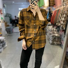 磨毛格子衬衣，其它，诺贝